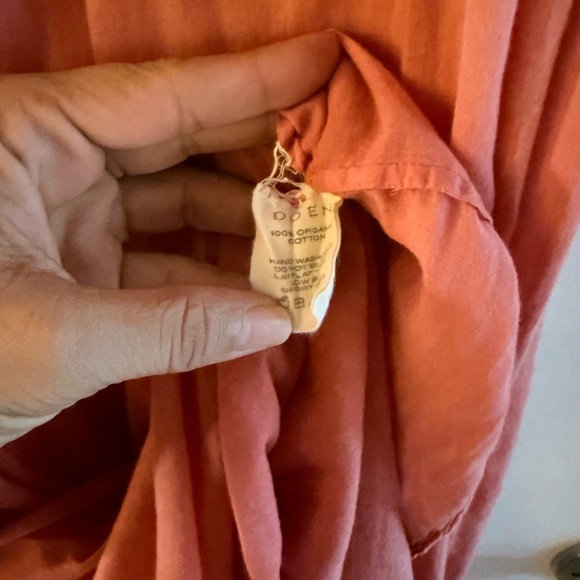 Doen Seville Nightgown in Summer Mirage Coral Midi Dress - Picture 5 of 11